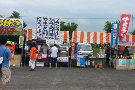 郡山荒井店＆Ｇ・Ｈ季の郷店「あさかの花火大会」